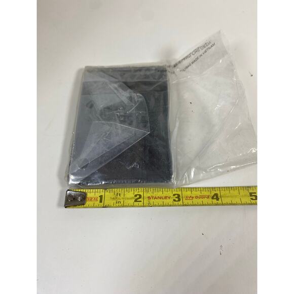 Coach Card Case Signature Canvas Leather Brown & Black NWT - Picture 2 of 6